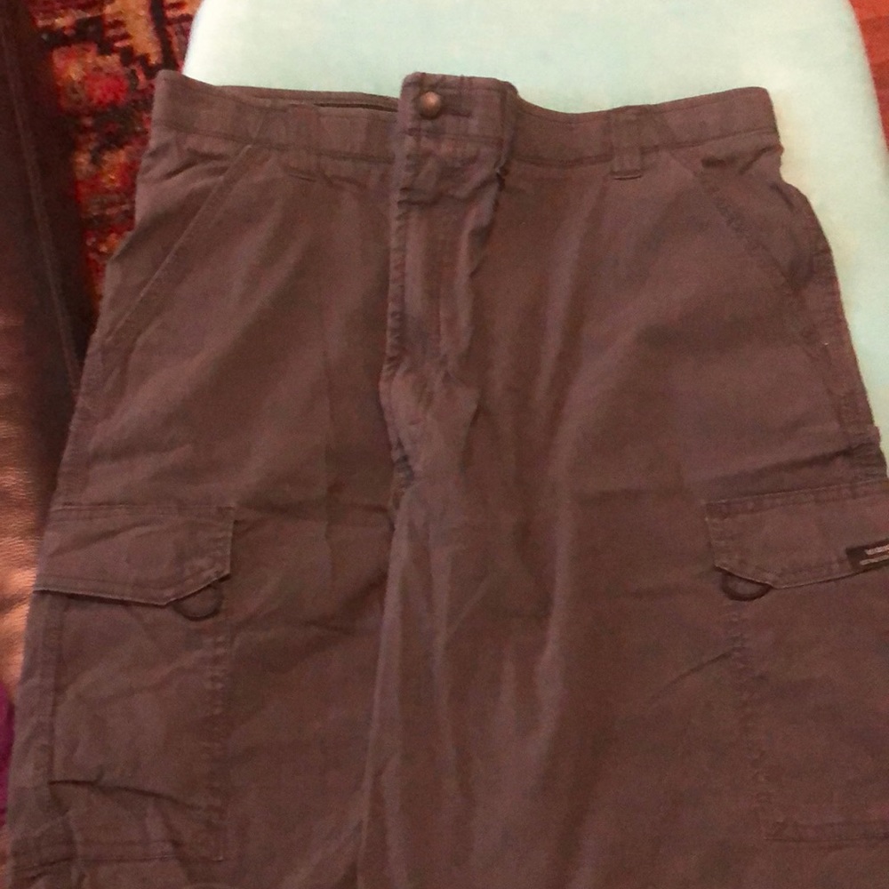 M44 Wrangler grey cargo shorts